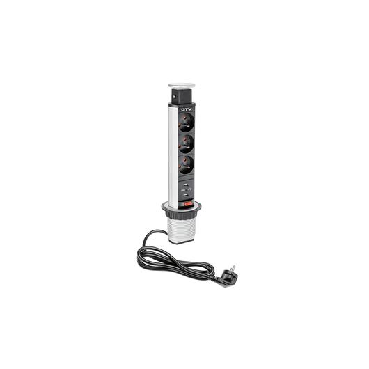 Kihúzható elosztó 60 mm, USB