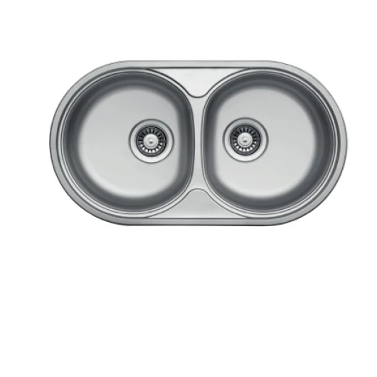KM-780 780x435 mm rozsdamentes mosogatótálca