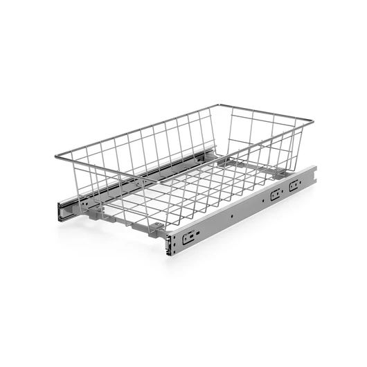 Gardrób kosár 600/150 csapágyas sín, ezüst
