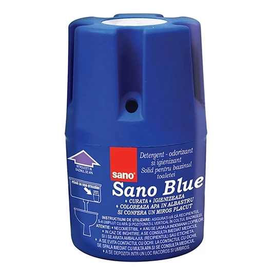 SANO WC tartályba helyezhető tisztító 150 g, kék