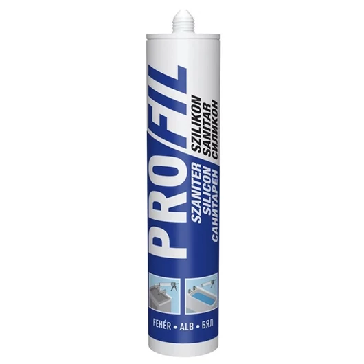 Szaniter szilikon 270 ml, fehér SOUDAL PROFIL