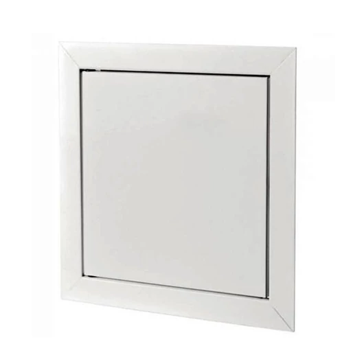 Szervizajtó  150x150 mm fém, fehér (mágneses)
