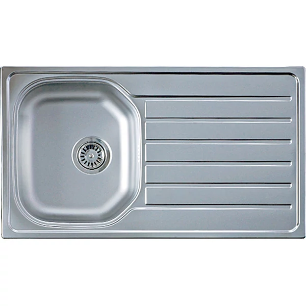 AE 850 860x500 mm rozsdamentes mosogatótálca