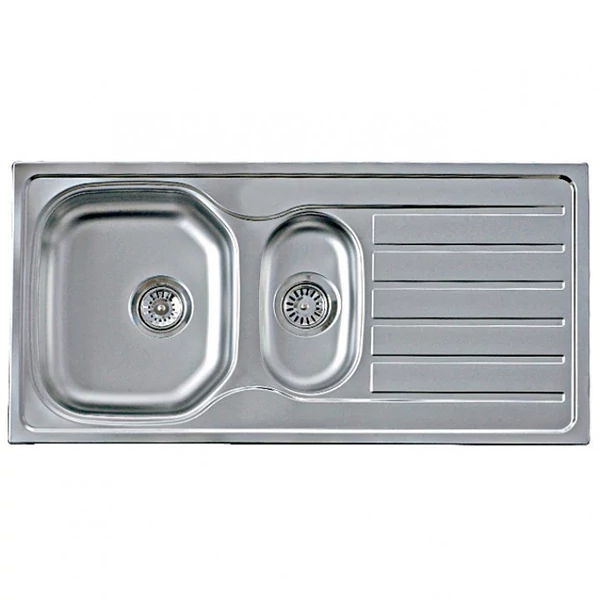 AEB 2010 1000x500 mm rozsdamentes mosogatótálca