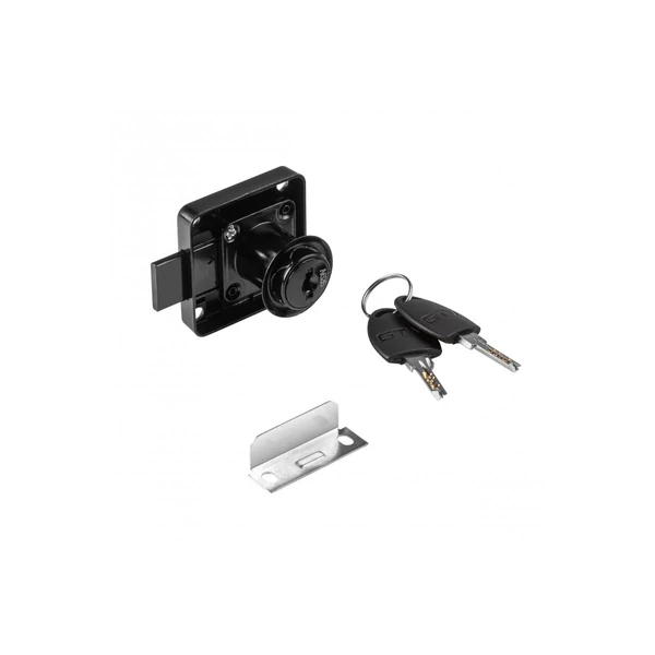 Fiókzár digitális 40x40 mm, fekete