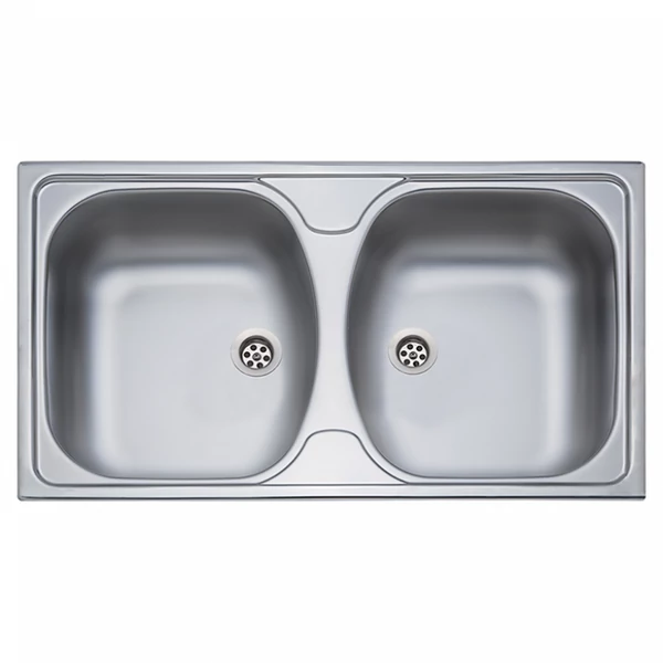 DE-133 780x440 mm rozsdamentes mosogatótálca