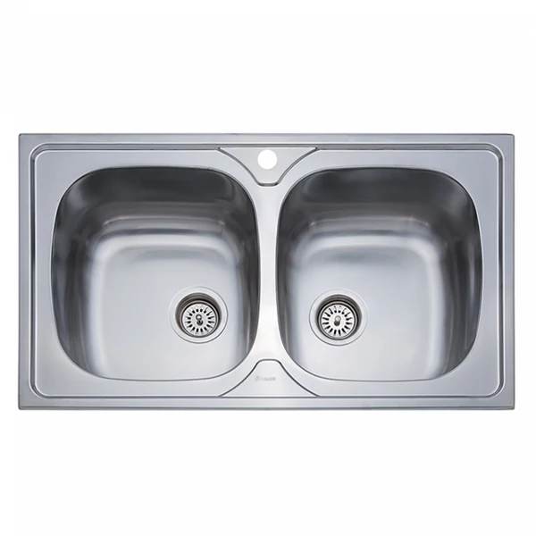 DE-165 860x500 mm rozsdamentes mosogatótálca