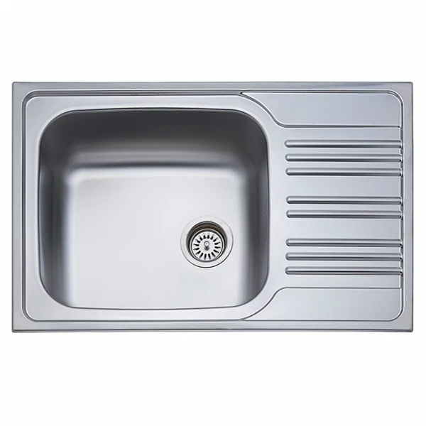 DE-167  780x500 mm rozsdamentes mosogatótálca