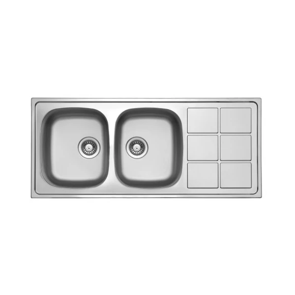 KLT-191 1160x500 mm rozsdamentes mosogatótálca