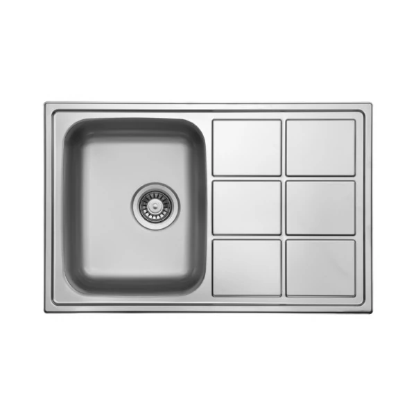 LT780.500 780x500 mm rozsdamentes mosogatótálca