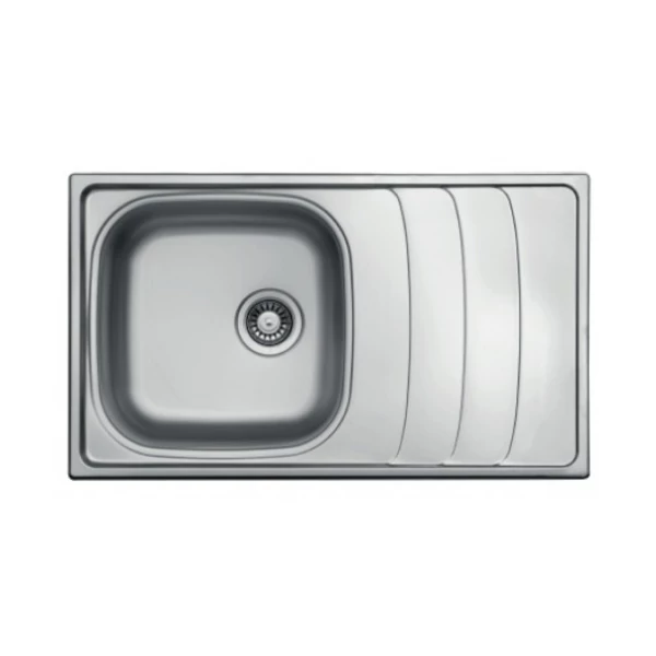 WV860.500 860x500 mm rozsdamentes mosogató