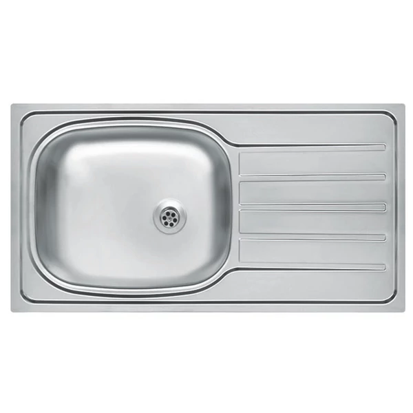 AE 7650 760x435 mm rozsdamentes mosogatótálca