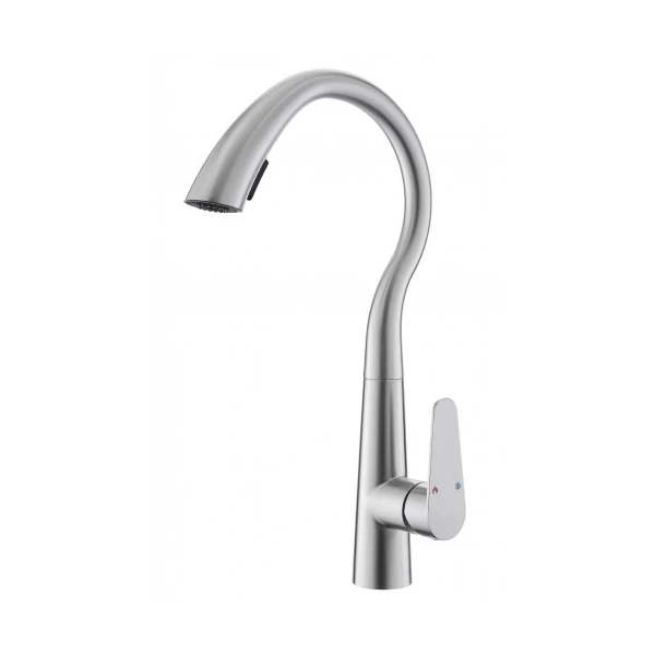 KEVMIL KEVIN kihúzhatófejes csaptelep, inox