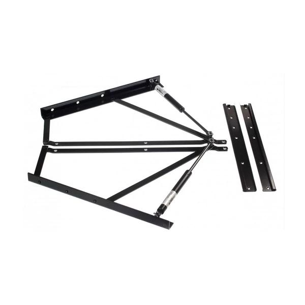 Franciaágy vasalat gázrugós, (matrac+matractartó 35 kg)