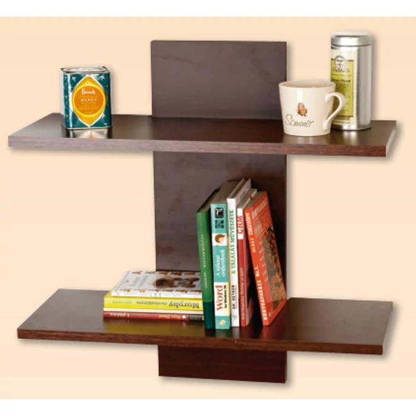 Hátfalas polc 60x23 cm wenge