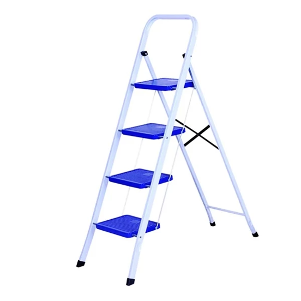 Háztartási létra 4 fokos (acél) 125 kg