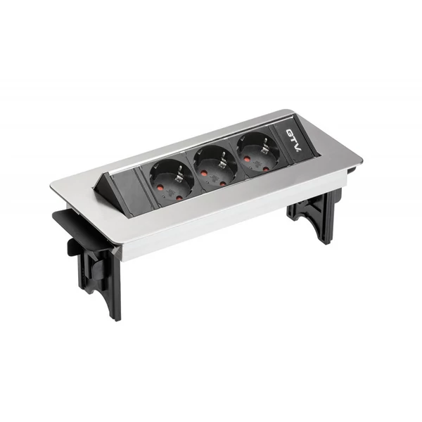 Elosztó nyitott felbillenö+káb. 3-as inox scuko AE-PBC3GS-51BK