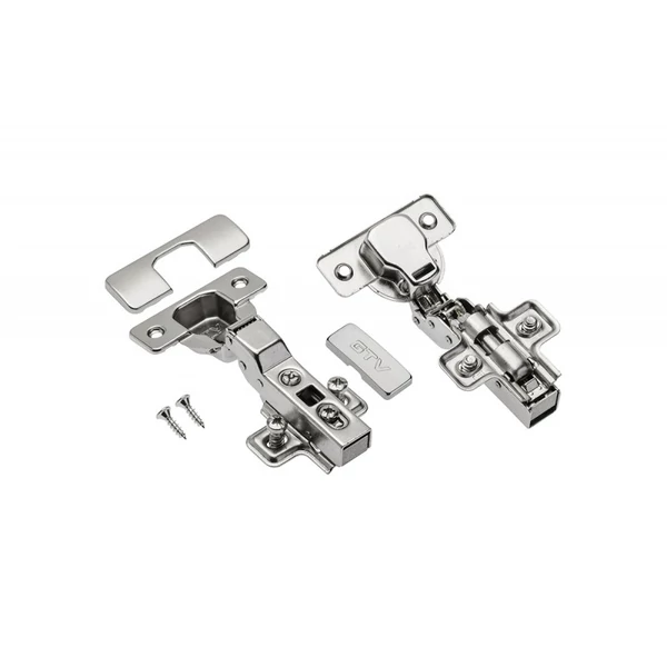 Félig ráütődő fékes kivetőpánt, eurocsavar nélkül