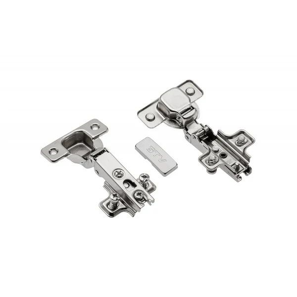 Ráütődő push-open kivetőpánt, eurocsavarral