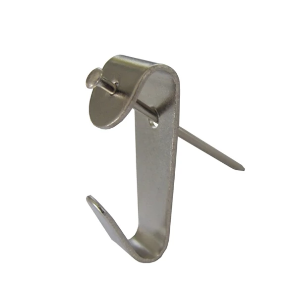 Fali képakasztó 22 mm + acéltűszeg, téglába (10 db)