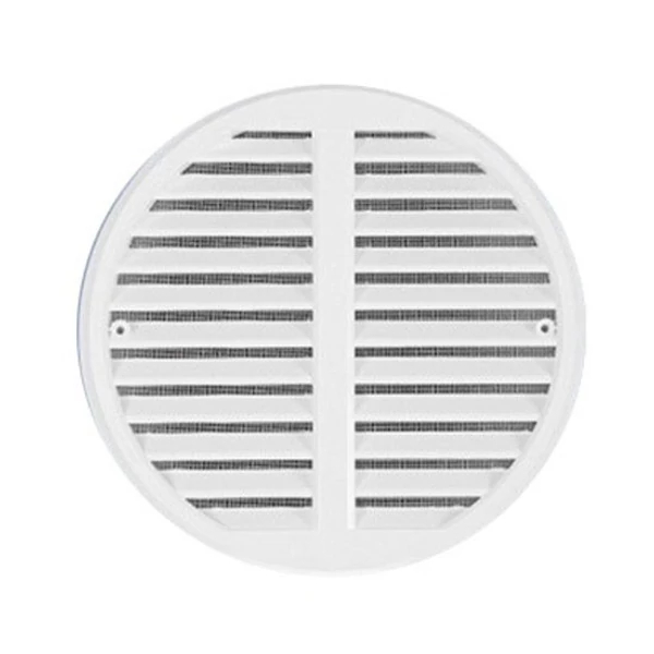 Szellőzőrács kerek állítható d=75-125mm műanyag fehér