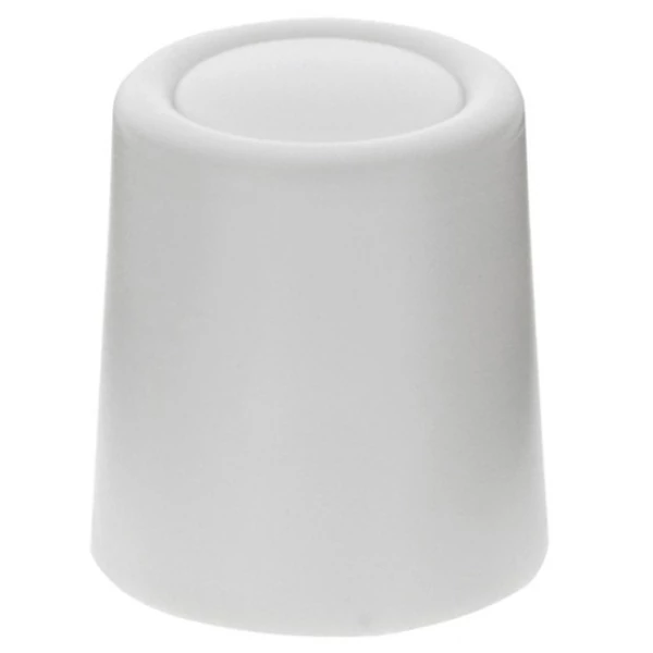 Ajtóütköző műanyag d=27x30 mm, fehér
