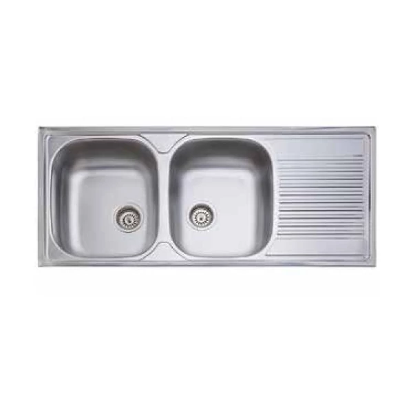 KM-143 1160x500 mm rozsdamentes mosogatótálca