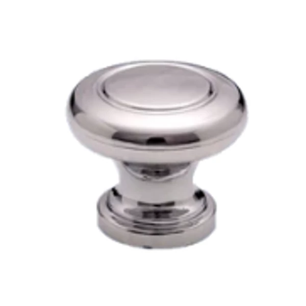 Króm, műanyag gombfogantyú, 32 mm