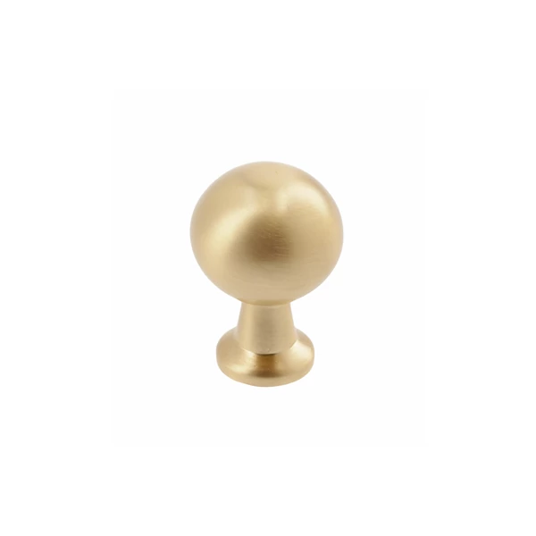 NORD 23 mm, szálcsiszolt arany gombfogantyú