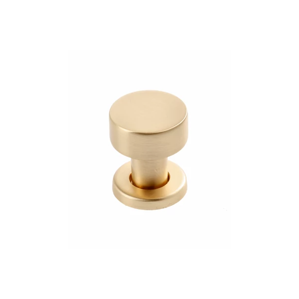 RING 26 mm, szálcsiszolt arany, gombfogantyú