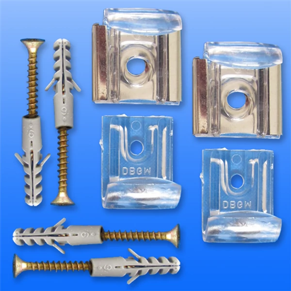 Tükörtartó garnitúra műanyag, áttetsző