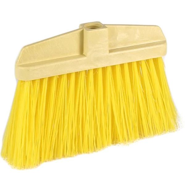 Udvari seprű, durva szálú, műanyag