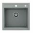 Kép 1/3 - LINA gránit mosogató fekete, (50 x 50 cm)