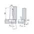 Kép 5/5 - BLUM 71M2550 100°-s ráütődő kivetőpánt