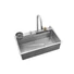 Kép 2/2 - SER 750 x 460 mm mosogatótálca szett, inox