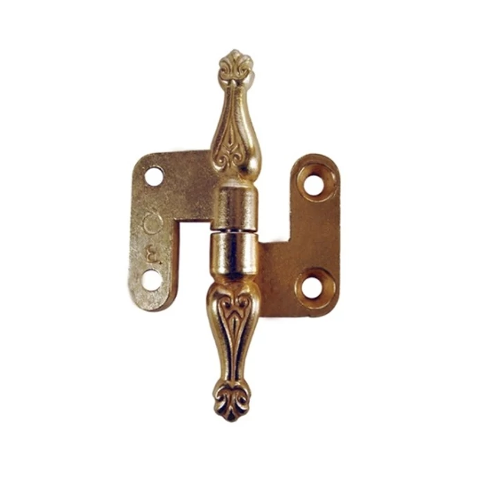 Bútor díszzsanér sárga jobbos