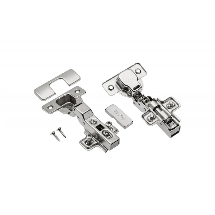 Félig ráütődő fékes kivetőpánt, eurocsavar nélkül