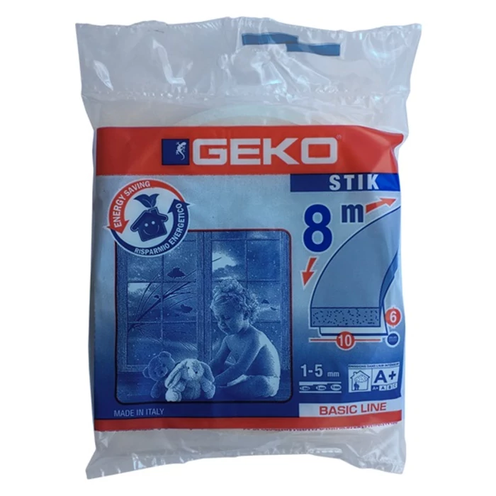 Tömítő PVC hab 10x6 mm 8 m