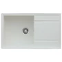 Kép 1/4 - KEVIN gránit mosogató fehér, (85 x 50 cm)