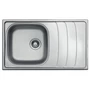 Kép 1/2 - WV860.500 860x500 mm rozsdamentes mosogató