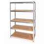 Kép 1/2 - Fémpolc 5-ös MDF 5 x 175 kg (120 x 180 x 45 cm)