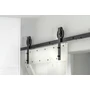 Kép 5/11 - LOFT tolóajtórendszer szett 2000 mm, matt fekete