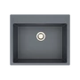 Kép 1/3 - MILAN gránit mosogató szürke, (60 x 50 cm)