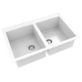 Kép 1/5 - VIVIEN gránit mosogató fehér, (78 x 50 cm)